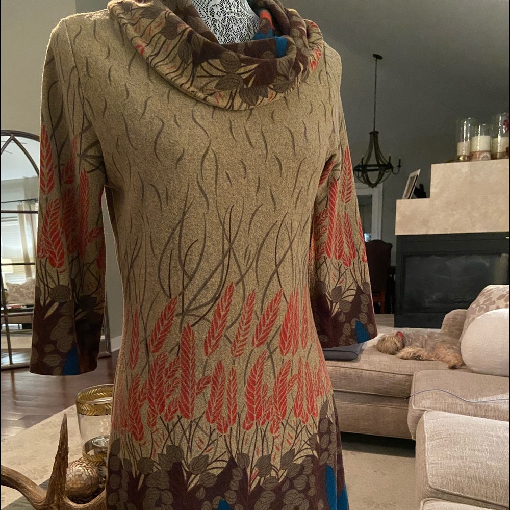 Trendy sweater dress